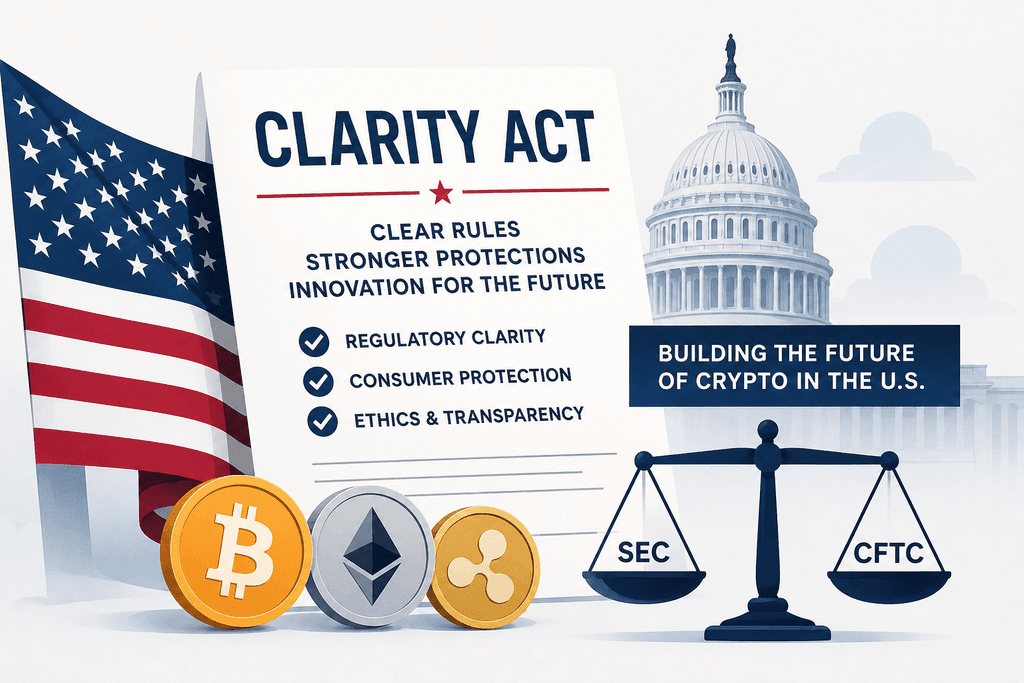 The U.S. Senate has released an updated draft of the Digital Asset Market CLARITY Act, a landmark piece of legislation designed to create a comprehensive regulatory framework for cryptocurrencies.